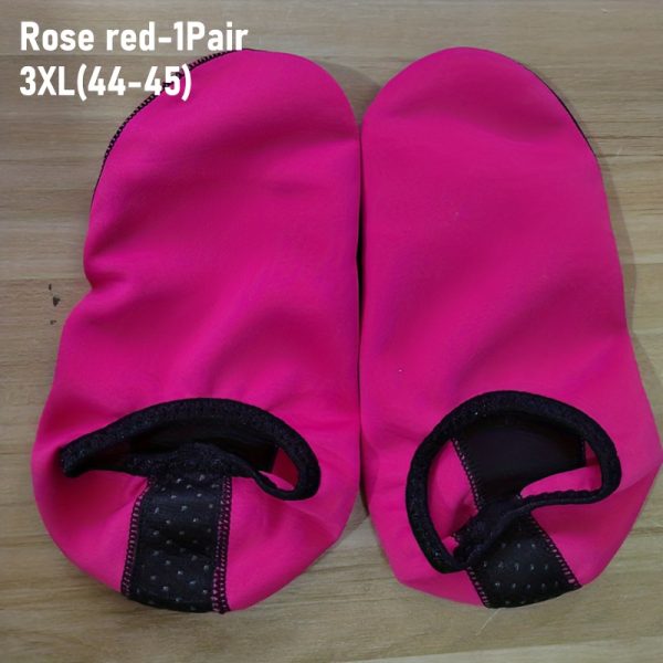 1pair Quick- Beach Socks with Soft Sole for Snorkeling, Swimming, Boating, Hiking, Surfing - Breathable and Lightweight - Image 10