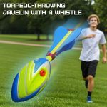 Whistle Torpedo Javelin Throw, Soft Foam Javelin with Whistle for Adult Sports Field, Throwing Equipment, Track and Field Training Gear, Family Fun/Outdoor Leisure/Team Building Activities, Easter/Youth Day/Father's - Image 4