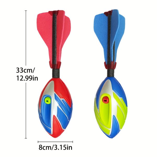Whistle Torpedo Javelin Throw, Soft Foam Javelin with Whistle for Adult Sports Field, Throwing Equipment, Track and Field Training Gear, Family Fun/Outdoor Leisure/Team Building Activities, Easter/Youth Day/Father's - Image 3