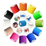 1 Roll Non-woven Sports Bandages Elastic Self-adhesive Bandages for Foot Finger Ankle Arm Sport Knee Pad Support - Image 16