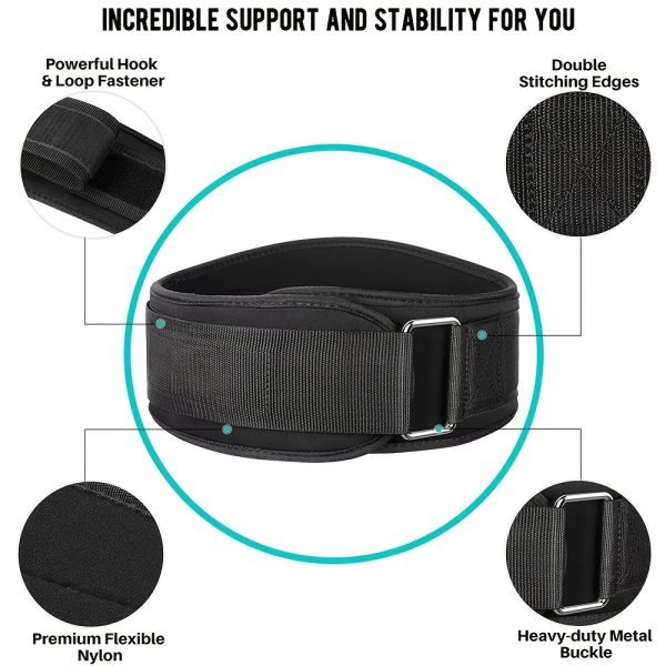 1pc Adjustable Weightlifting Belt for Gym, Providing Back Support for Squats, Dumbbells, Barbells, And Deadlifts During Fitness Training. - Image 6