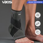 1pc VBOSI Ankle Brace Support with Stabilizing Ankle Braces - Adjustable Hiking, Basketball & Running Braces Suitable for, Chronic Ankle, Athletic