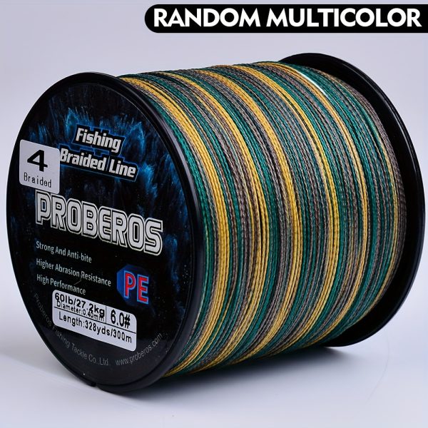 Proberos Braided Fishing Line - 300M/328YDS, 4-Strand PE Multifilament, with a Super Strong Tension Value of 2.72-36.29KG, Designed for Smooth Long-Distance Casting And High Resistance to Abrasion. - Image 67