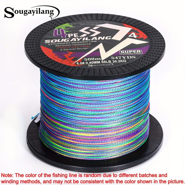 Sougayilang 4 Strands PE Braided Fishing Line - Strong, Durable, and Long-Lasting - Available in 109yds, 328yds, and 546yds - Image 28
