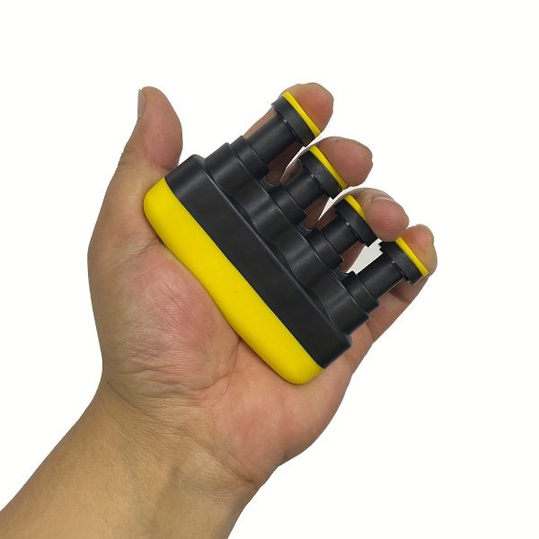 TIT COOPOPE Finger Strengthener & Hand Exerciser - Heavy-Duty PP Construction, Ergonomic Grip Trainer for Musicians, Gymnasts, Climbers, Athletes - No Power Needed, Portable Fitness Equipment with Textured Surface & Secure Clamp Design - Image 3