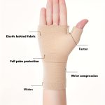 [Stretchy Sleeve] Stretchy Polyester Extended Knit Thumb Sleeve - Wrist Support Glove for Mouse Hand, Scar Covering, Pull-On Design, Hand Wash Only, Mouse Hand Support|Stretchy Knit Material|Polyester Fiber Glove - Image 6