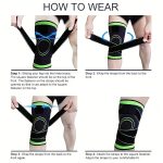 A Two-Piece Knee Support Brace with Adjustable Straps, Designed to Enhance Comfort for Running, Cycling, And Sports for Both Men And Women. Order The Size That Fits Best. - Image 5