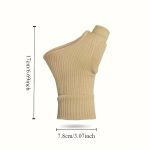1pc Durable, Breathable Wrist Support Gloves - Sweat-Absorbent, Sports Gloves with Gel Padding for Enhanced Comfort and Protection, Nylon Blend, Sports Protection Gear | Breathable Sports Gloves | Nylon Blend Gloves - Image 4