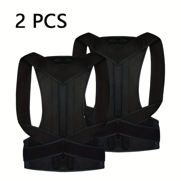 Posture Corrector - Adjustable Straps and Sturdy Back Panel Improve Posture, Lower Back - Ideal for Adults, Gym, Office, Travel - Easy to Use, Comfortable Fit - Image 5