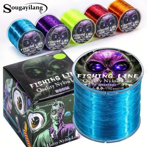 Sougayilang 500m/547yds Fishing Line, Wear-resistant Nylon Line, Fishing Accessories