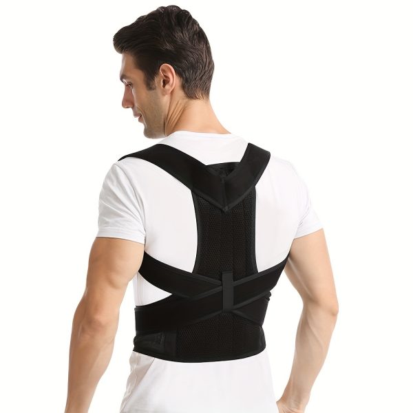 Adjustable Posture Brace with Clavicle Support - Back Trainer for Slouching & Hunching, & Posture Improvement, Unisex for s & (Order Size Up) - Non- Spinal Device - Image 4