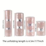 1 roll of sports elastic bandage, reusable multifunctional compression packaging, easy to use, equipped with hooks and buckles, latex free, can stretch up to 15 feet in length - Image 11