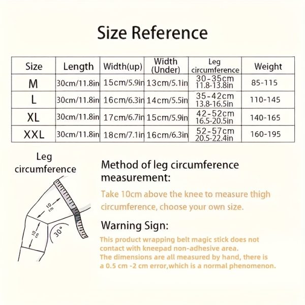 A Two-Piece Knee Support Brace with Adjustable Straps, Designed to Enhance Comfort for Running, Cycling, And Sports for Both Men And Women. Order The Size That Fits Best. - Image 2