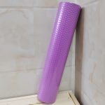 Round EVA Foam Premium Yoga Roller, Hexagonal Pattern Cylinder for Pilates Exercise, Enhanced Home Workouts - Improve Flexibility, Stretching - Image 11