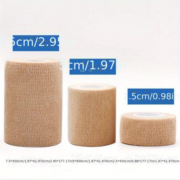 1 Roll Non-woven Sports Bandages Elastic Self-adhesive Bandages for Foot Finger Ankle Arm Sport Knee Pad Support - Image 7