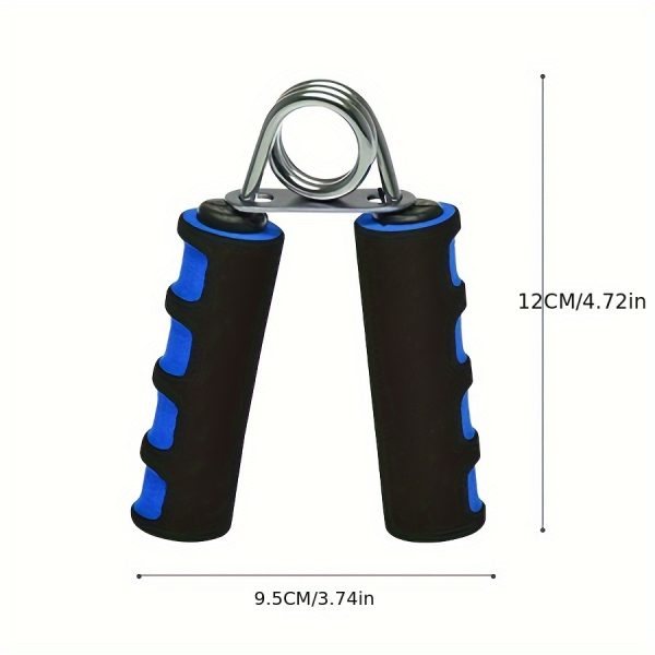 A-shaped Chrome Grip Strength Trainer with Foam Grip, Home Fitness Equipment - Image 5