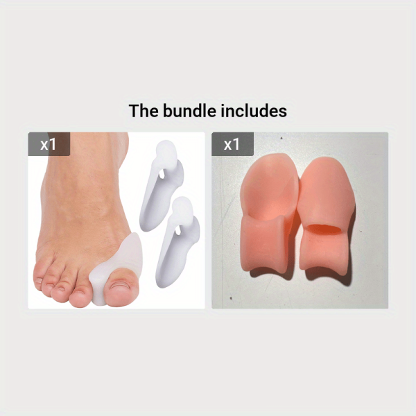 1 Pair SEBS Pads Big Toe Split Toes Protector One Size Fits All - Image 9