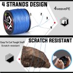 Sougayilang 4 Strands PE Braided Fishing Line - Strong, Durable, and Long-Lasting - Available in 109yds, 328yds, and 546yds - Image 6
