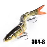 Fishing Lures Multi Jointed Swimbait Crankbait Slow Sinking Bionic Artificial Bait Freshwater Saltwater Trout Bass Fishing Accessories 20g 0.7oz/13.5cm 5.31inch - Image 15
