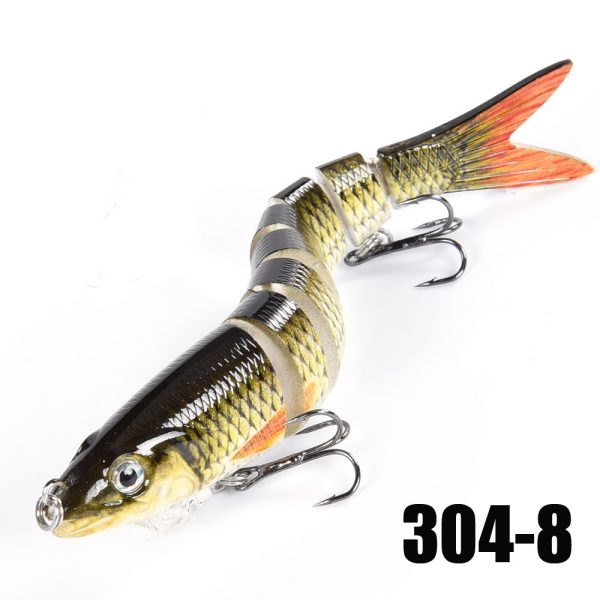 Fishing Lures Multi Jointed Swimbait Crankbait Slow Sinking Bionic Artificial Bait Freshwater Saltwater Trout Bass Fishing Accessories 20g 0.7oz/13.5cm 5.31inch - Image 15