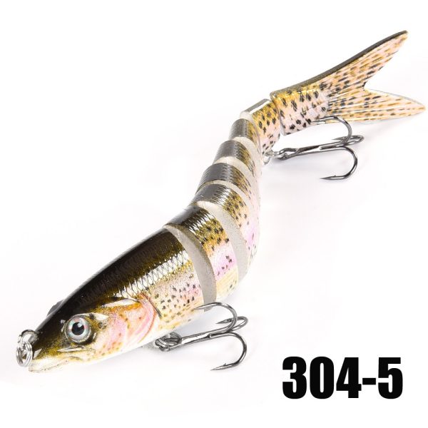 Fishing Lures Multi Jointed Swimbait Crankbait Slow Sinking Bionic Artificial Bait Freshwater Saltwater Trout Bass Fishing Accessories 20g 0.7oz/13.5cm 5.31inch - Image 9