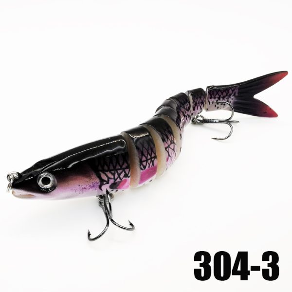 Fishing Lures Multi Jointed Swimbait Crankbait Slow Sinking Bionic Artificial Bait Freshwater Saltwater Trout Bass Fishing Accessories 20g 0.7oz/13.5cm 5.31inch - Image 5