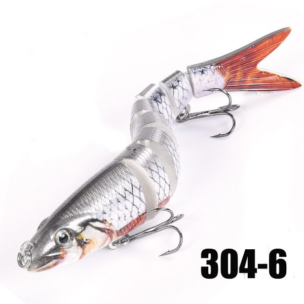 Fishing Lures Multi Jointed Swimbait Crankbait Slow Sinking Bionic Artificial Bait Freshwater Saltwater Trout Bass Fishing Accessories 20g 0.7oz/13.5cm 5.31inch - Image 11
