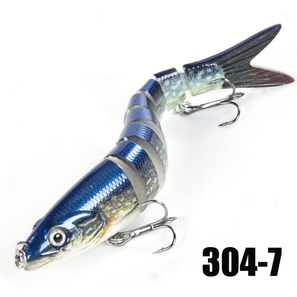 Fishing Lures Multi Jointed Swimbait Crankbait Slow Sinking Bionic Artificial Bait Freshwater Saltwater Trout Bass Fishing Accessories 20g 0.7oz/13.5cm 5.31inch - Image 13