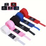 2pcs of Sports Boxing Wraps, MMA Hand Wraps, Elastic Muay Thai Glove Straps, Unisex Training Hand Wrap Set, Sports Hand Wraps, Professional Fighting Hand Wraps - Image 10