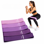 Versatile 5pcs Resistance Bands Set - QZE Fitness Stretch Bands for Women, Ideal for Hip Lifting, Body Shaping & Strength Training, Workout Accessories, Deep Squat