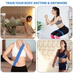 Resistance Bands, Set of 5 Skin-Friendly Resistance Fitness Exercise Loop Bands with 5 Different Strength Levels - Carrying Case Included - Ideal for Home, Gym, Yoga, Training - Image 5
