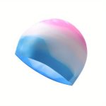 1pc Adults Silicone Waterproof Swimming Cap - Soft, Flexible, and Durable Headgear for Comfortable Swimming - Easy to Put On and Take Off, Perfect for Recreational and Competitive Swimmers - Image 5