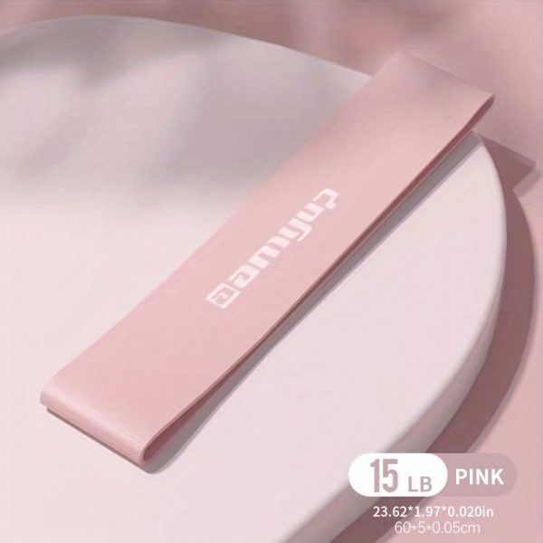 Yoga Stretch Strap, Practice Buttocks Ring Strap Elastic Ring, Macaron Color, TPE Material, Can Be Used for Fitness, Body Stretching, etc - Image 3