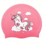 Silicone Waterproof Swimming Cap, Cute Cartoon Swimming Cap, Suitable for Long Hair, Girls And Boys, Kids Swimming Cap - Image 7