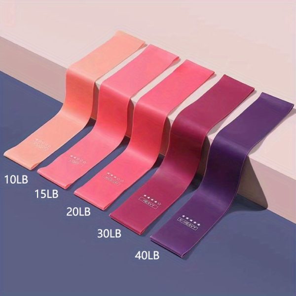 Yoga Stretch Strap, Practice Buttocks Ring Strap Elastic Ring, Macaron Color, TPE Material, Can Be Used for Fitness, Body Stretching, etc - Image 13