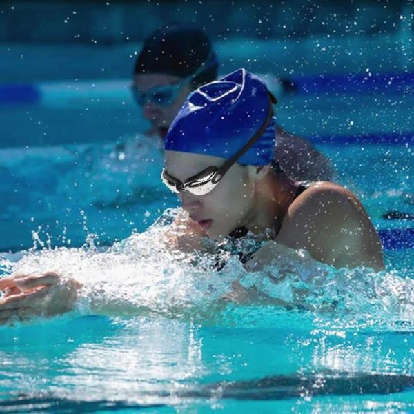 A Pair of Adult Swim Goggles That Are Anti-Fog And Leak-Proof, Suitable for Men, Women, And Teenagers. Comes with Earplugs And a Nose Clip, Featuring an Adjustable Strap, Ideal for Professional Swimming. - Image 12
