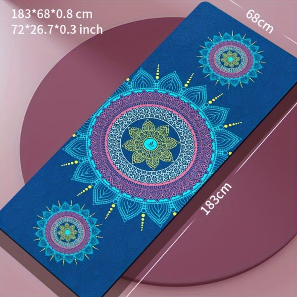 Printed TPE Yoga Mat, 1pc, 68cm X 183cm X 8mm - Image 3