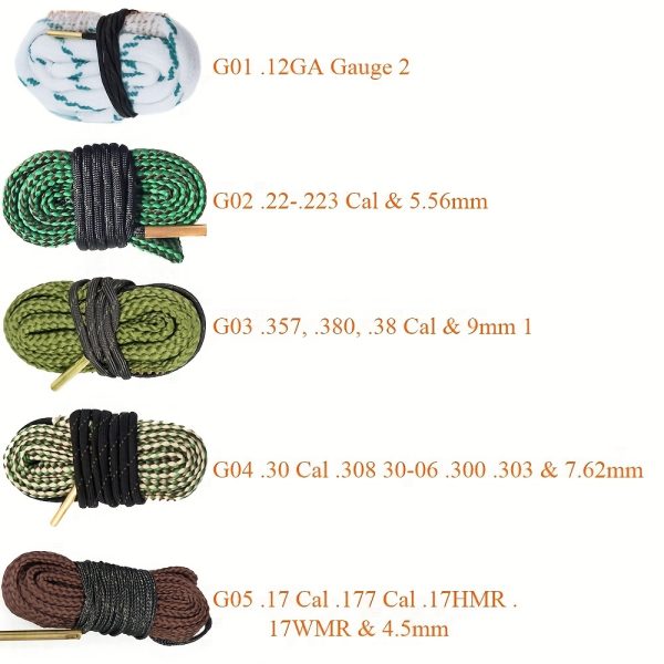 Bore Rope Brush Cleaner Cleaning Snakes Barrel Snake for Different Types - Image 4