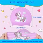 Silicone Waterproof Swimming Cap, Cute Cartoon Swimming Cap, Suitable for Long Hair, Girls And Boys, Kids Swimming Cap - Image 2