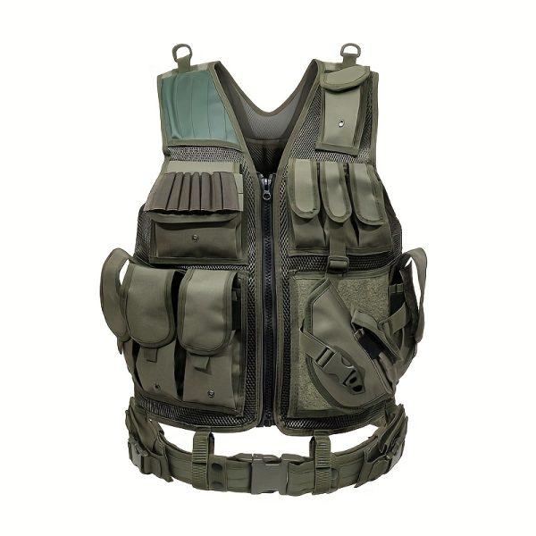 Quick Release Multi-functional Breathable Vest for Outdoor Adventure, Camping, Hiking, Fishing, Training - Image 11