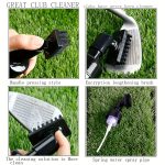 1pc Multi-Functional Golf Club Cleaning Brush With Water Spray Bottle And Press Type Cleaning For Club Head Groove And Ball Brushing - Image 4