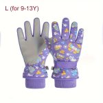 1 Pair of Winter Ski Gloves, Boys Warm Gloves Plus Velvet Warm Snow Play Girls Winter, Suitable for Children 4-13 Years Old - Image 23