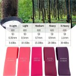 [LATTBY Resistance Bands] LATTBY 5pcs Resistance Bands for Yoga & Workouts - Multi-Color TPE Exercise Bands with Numbered Loops, Durable & Portable for Home Gym, Pilates, Strength Training, Yoga Accessories, Workout Accessories, Pilates Equipment, Sleek Design, Quality Construction - Image 4