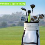 HUAEN Golf Alignment Stick, 2 Set Golf Alignment Rods, 48" Collapsible Alignment Stick Golf Training Aid For Aiming, Putting, Posture Corrector, Golf Practice Sticks With Clear Tube Case - Image 5