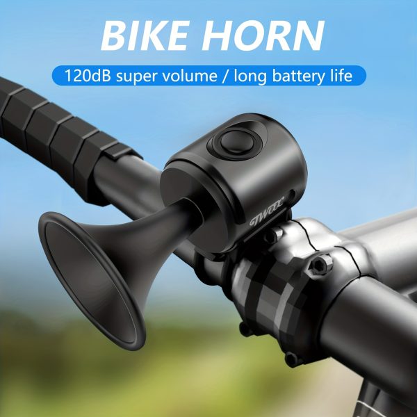 120 DB Safety Electric Bicycle TWOOC Electric Bike Horn, Sounds Alarm Bell - Image 2