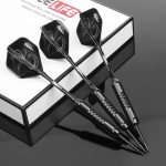 Cyeelife 3 Darts with Black Tail Fins, 24G Iron Dart Tubes, Hard Tip Darts - Image 8