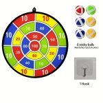 12 Sticky Balls/6 Sticky Balls Dartboard Set Indoor Outdoor Toys Parent- Interactive Birthday Gift Party Game Supplies - Image 5