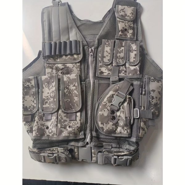 Quick Release Multi-functional Breathable Vest for Outdoor Adventure, Camping, Hiking, Fishing, Training - Image 5