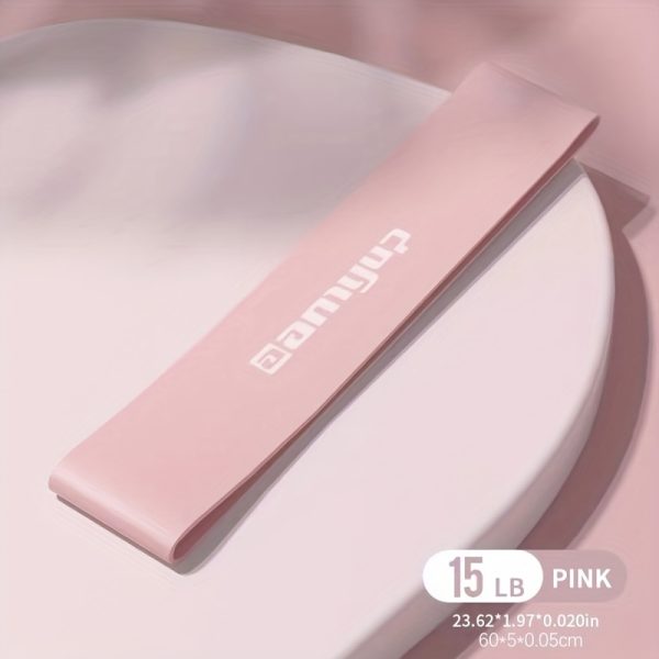 Yoga Stretch Strap, Practice Buttocks Ring Strap Elastic Ring, Macaron Color, TPE Material, Can Be Used for Fitness, Body Stretching, etc - Image 8