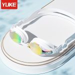YUKE High-Definition Swimming Goggles, Waterproof Anti-Fog PC Material, Universal Fit for Adults, Unisex Design for Men and Women - Image 3
